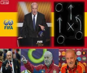 пазл Тренер ФИФА 2012 года для мужчин футбола Висенте дель Боске